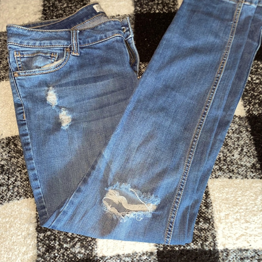 RSQ IBIZA distressed skinny jeans
